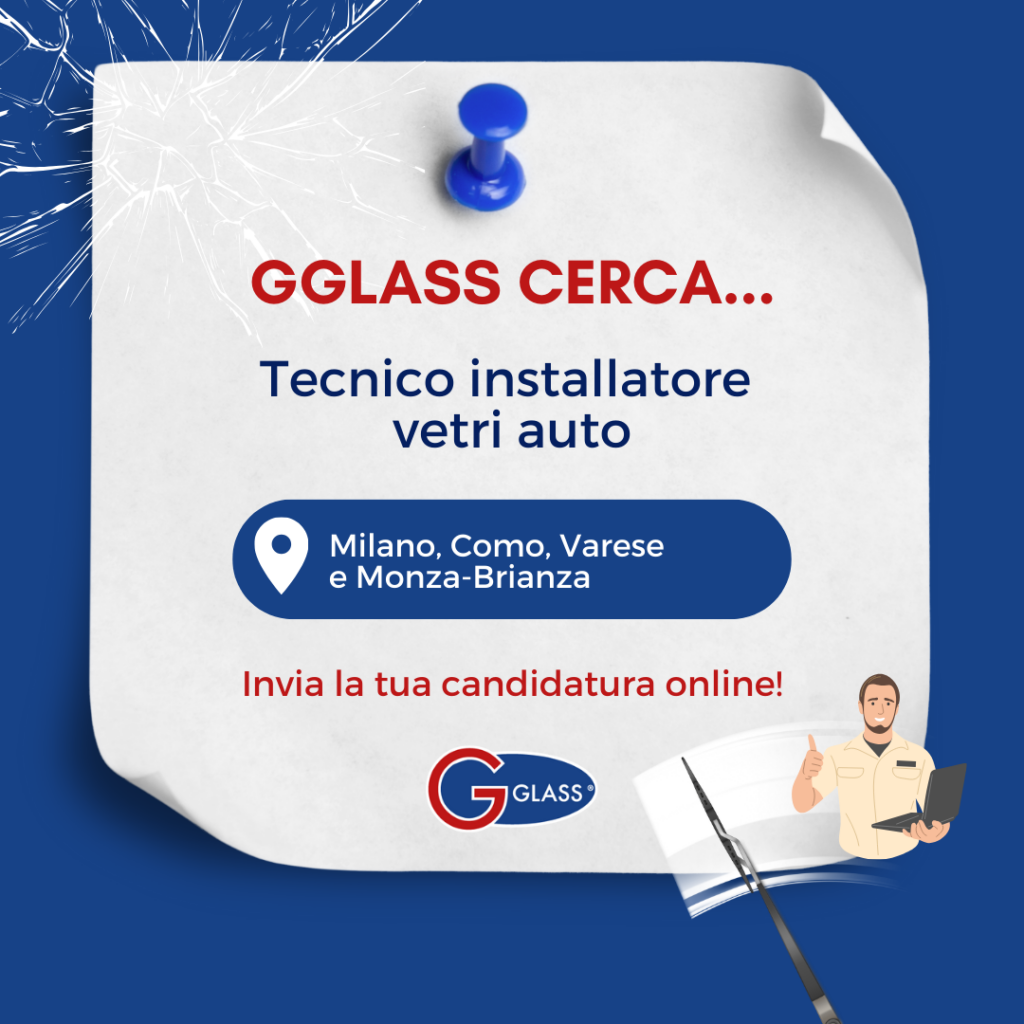 Assumiamo tecnico installatore vetri auto